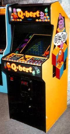 Q*Bert upright cabinet